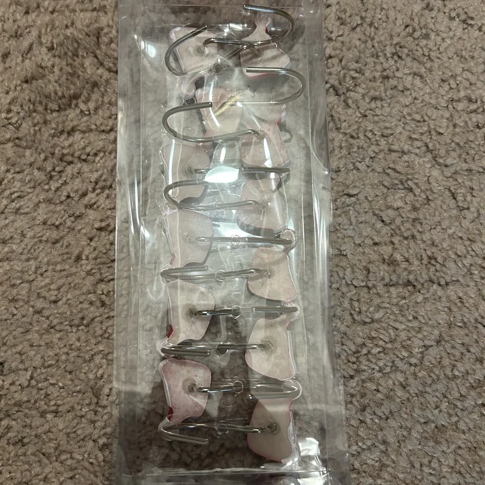 NWT Santa Hat Shower Hooks